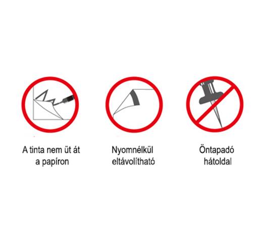 Öntapadó flipchartpapír, 76,2x63,5 cm, 2x30 lap, STICK N, fehér